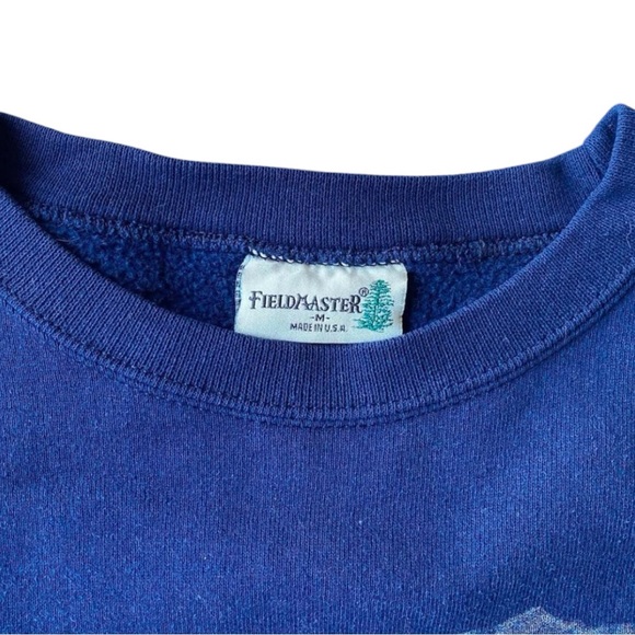 ❗️SOLD❗️FieldMaster Wolf Crewneck Sweater - Picture 4 of 5